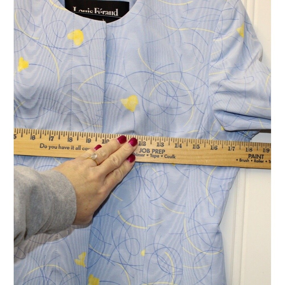 Vintage 90s/80s Louis Feraud Unique Abstract Wearable Artsy‎ Retro Blazer Size 4 - Picture 3 of 11